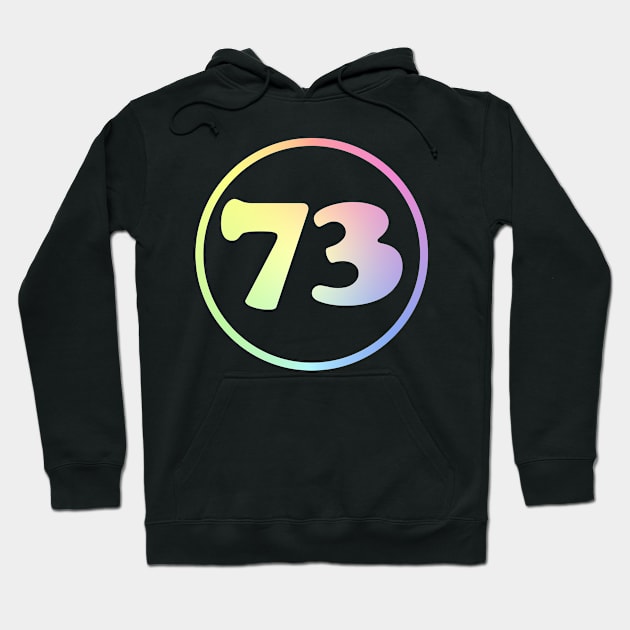 73 - The Best Number Hoodie by ScienceCorner